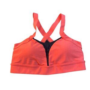 Under Armour Fitted women’s Sports Bra size Medium Pink Black